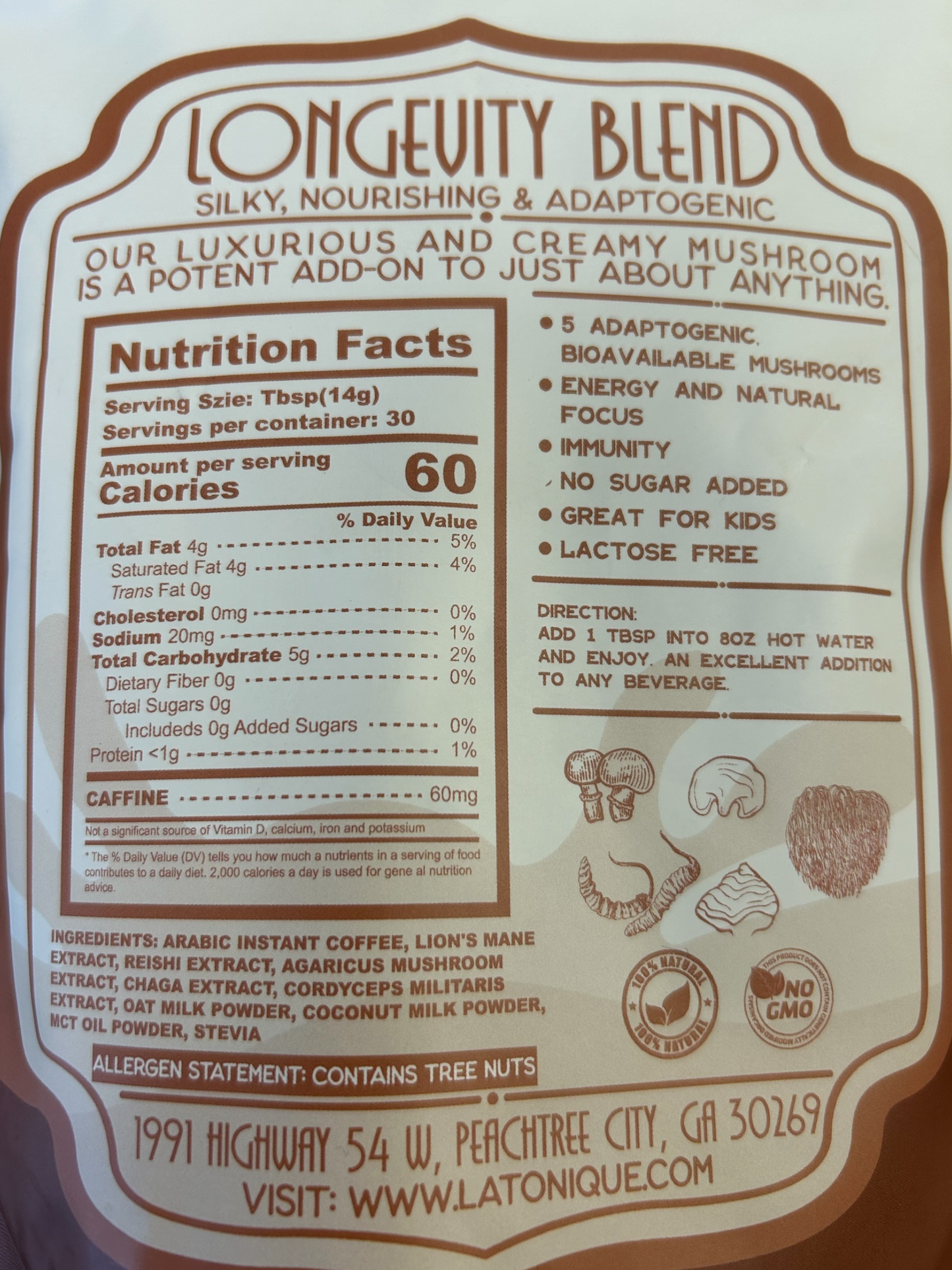 VEGAN MUSHROOM COFFEE