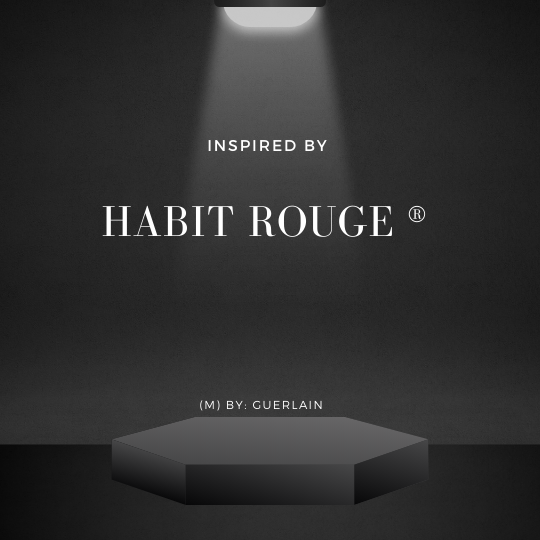 Inspired by  Habit Rouge (M) by Guerlain ®  ~ Body Oil