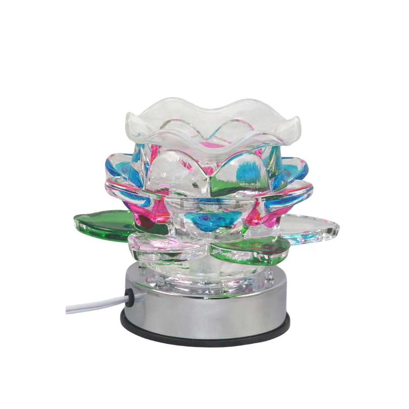 Lotus Flower Oil Burning Touch Lamp (ET-322)-1CT