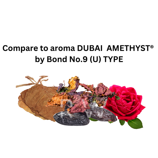 Compare to aroma Dubai Amethyst (U) by Bond No. 9 ®  ~ Body Oil Type (Wholesale)