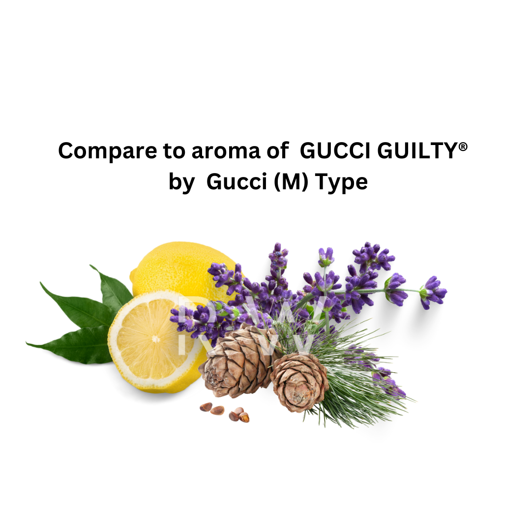Compare to aroma Gucci Guilty (M) by Gucci  ®  ~ Body Oil Type (Wholesale)