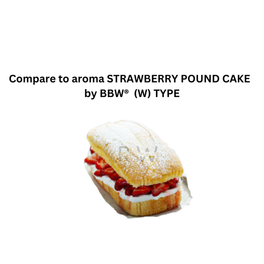 Compare to aroma Strawberry Pound Cake (U) by BBW ®  ~ Body Oil Type  (Wholesale)