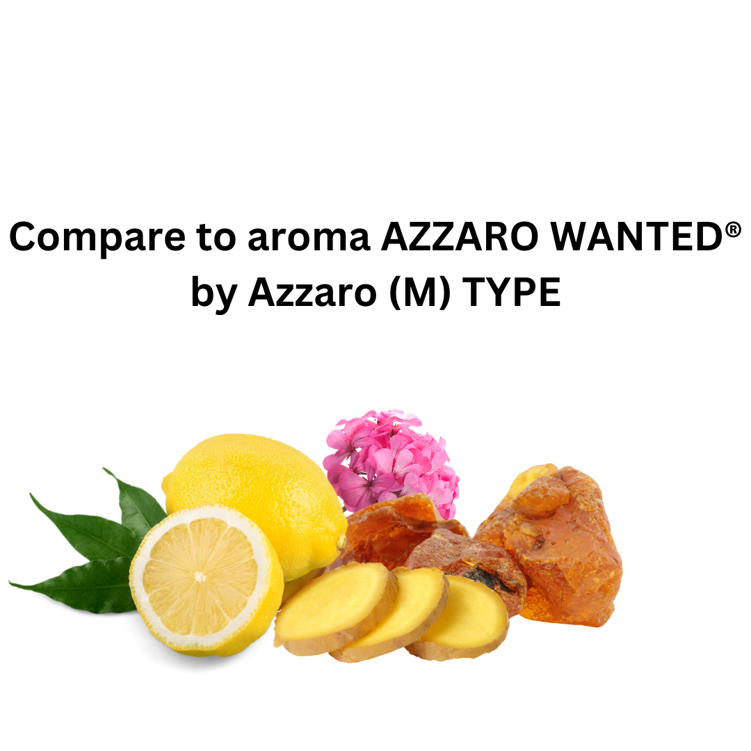 Compare aroma to  Azzaro Wanted (M) ® by Azzaro ~ Body Oil Type (Wholesale)