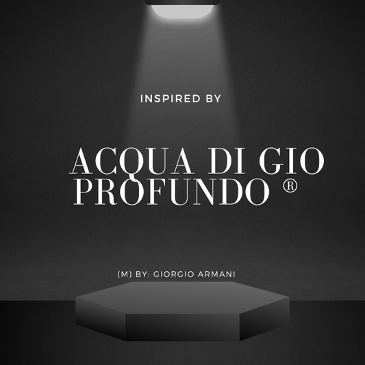 Inspired by  Acqua Di Gio Profundo (M) ® by Giorgio Armani ~ Body Oil (Wholesale)