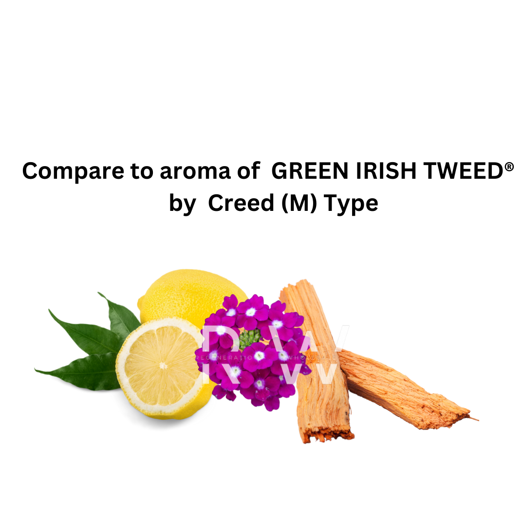 Compare to aroma Green Irish Tweed (M) by Creed ®  ~ Body Oil Type (Wholesale)